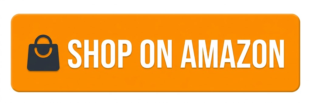 Orange rectangular "Shop on Amazon" call-to-action button with a shopping bag icon